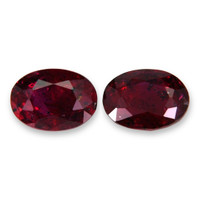 2.21 Ct.Tw.Total Carat Weight Ruby Pair from Mozambique Video