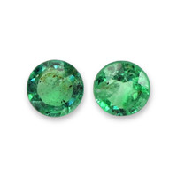 0.65&nbsp;Ct.Tw.Total Carat Weight Emerald Pair from Zambia Video