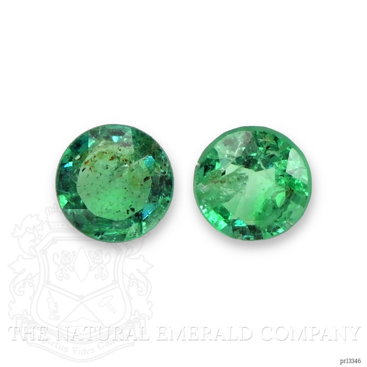 0.65 Ct.Tw. Emerald Pair from Zambia