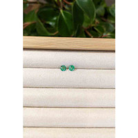 0.65 Ct.Tw.Total Carat Weight Emerald Pair from Zambia Life Style