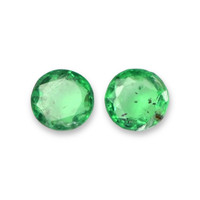 0.48 Ct.Tw.Total Carat Weight Emerald Pair from Zambia Video