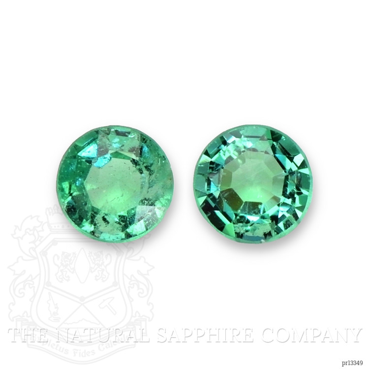 0.42 Ct.Tw. Emerald Pair from Zambia