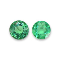 0.50 Ct.Tw.Total Carat Weight Emerald Pair from Zambia Video