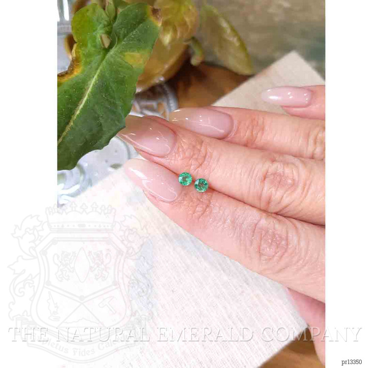 0.50 Ct.Tw. Emerald Pair from Zambia