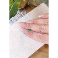 0.50&nbsp;Ct.Tw.Total Carat Weight Emerald Pair from Zambia Life Style