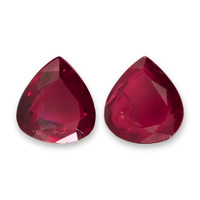 1.32 Ct.Tw.Total Carat Weight Ruby Pair from Mozambique Video