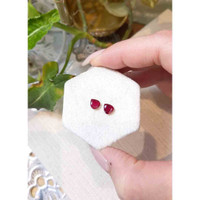 1.32 Ct.Tw.Total Carat Weight Ruby Pair from Mozambique Life Style