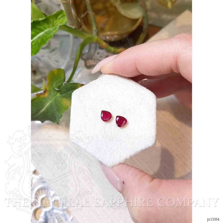 1.32 Ct.Tw. Ruby Pair from Mozambique