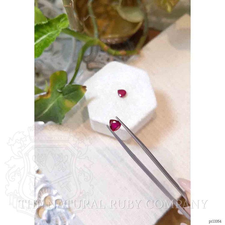 1.32 Ct.Tw. Ruby Pair from Mozambique