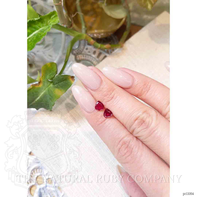 1.32 Ct.Tw. Ruby Pair from Mozambique