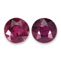 1.04&nbsp;Ct.Tw.Total Carat Weight Ruby Pair from Burma (Myanmar) Video