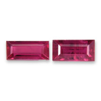 0.34&nbsp;Ct.Tw.Total Carat Weight Pinkish Red Ruby Pair from Mozambique Video