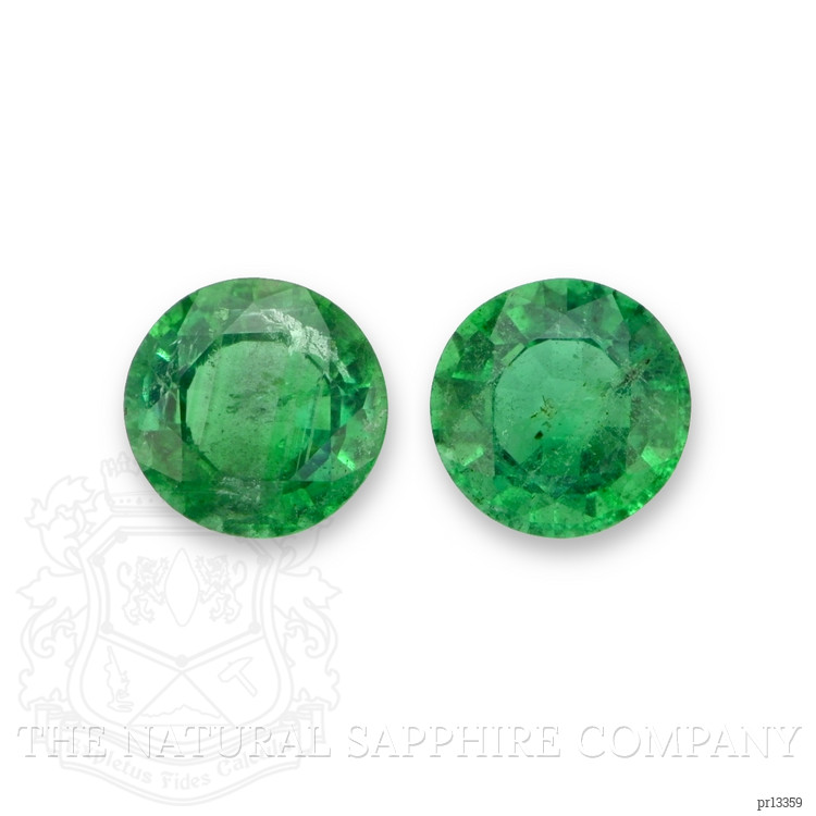 3.15 Ct.Tw. Emerald Pair from Zambia