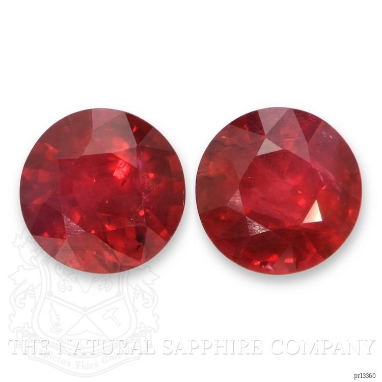 3.44 Ct.Tw. Ruby Pair from Mozambique
