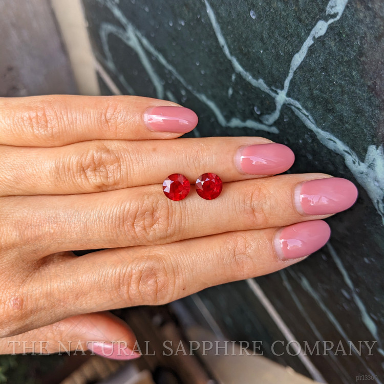 3.44 Ct.Tw. Ruby Pair from Mozambique