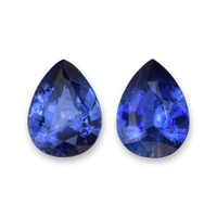 2.92&nbsp;Ct.Tw.Total Carat Weight Blue Sapphire Pair from Ceylon (Sri Lanka) Video