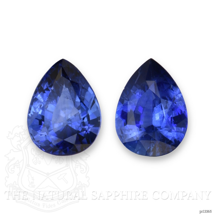 2.92 Ct.Tw. Blue Sapphire Pair from Ceylon (Sri Lanka)