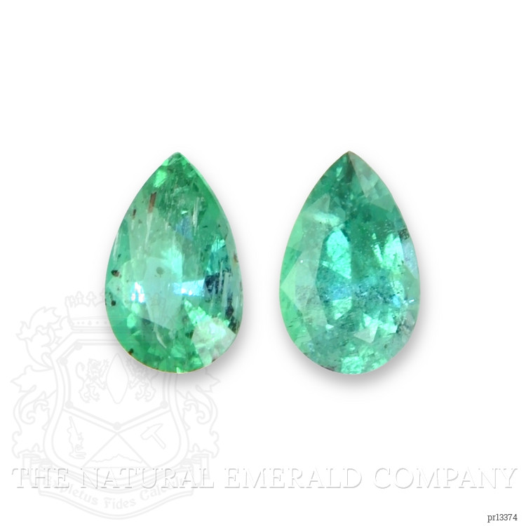 0.49 Ct.Tw. Emerald Pair from Zambia