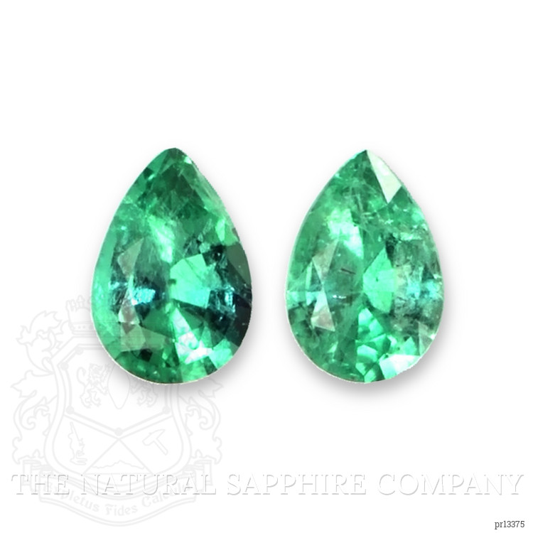 0.40 Ct.Tw. Emerald Pair from Zambia