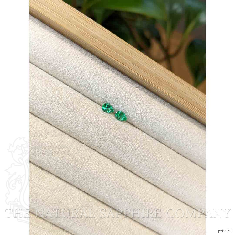 0.40 Ct.Tw. Emerald Pair from Zambia