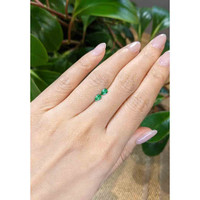 0.40&nbsp;Ct.Tw.Total Carat Weight Emerald Pair from Zambia Life Style
