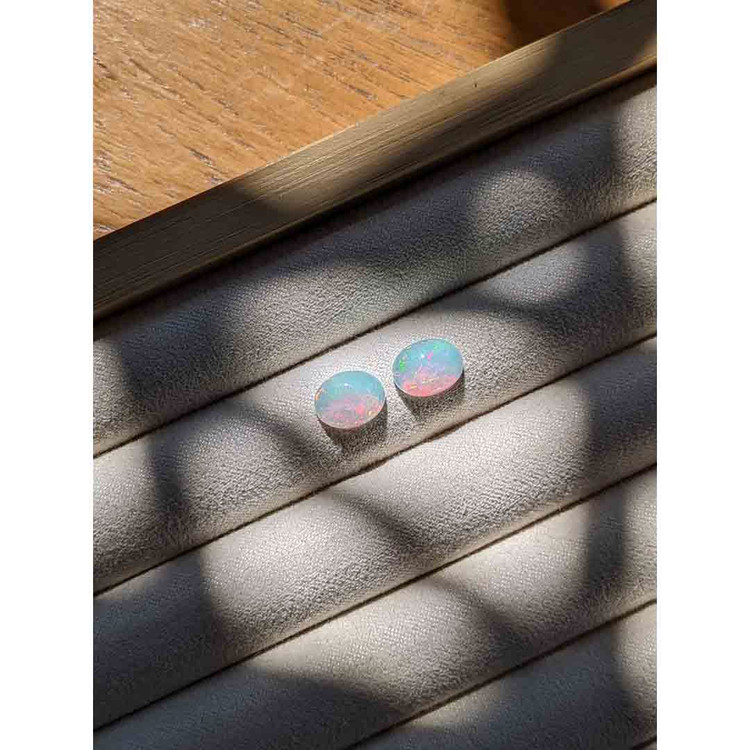 2.27 Ct.Tw. Cabochon Opal Pair from Ethiopia