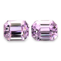 6.30&nbsp;Ct.Tw.Total Carat Weight Kunzite Pair from Afghanistan Video
