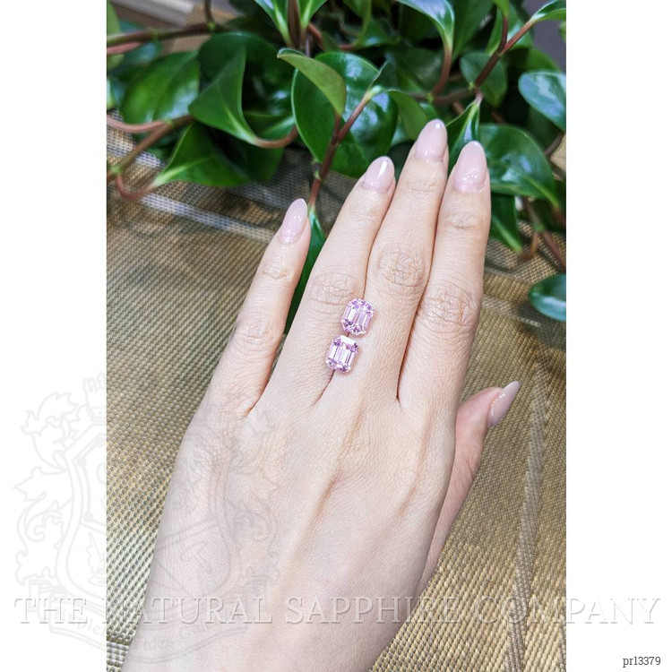 6.30 Ct.Tw. Kunzite Pair from Afghanistan