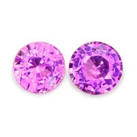 1.43&nbsp;Ct.Tw.Total Carat Weight Pink Sapphire Pair from Ceylon (Sri Lanka) Video