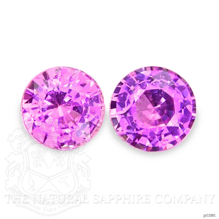 1.43 Ct.Tw. Pink Sapphire Pair from Ceylon (Sri Lanka)