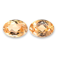 2.11 Ct.Tw.Total Carat Weight Precious Topaz Pair from Brazil Video