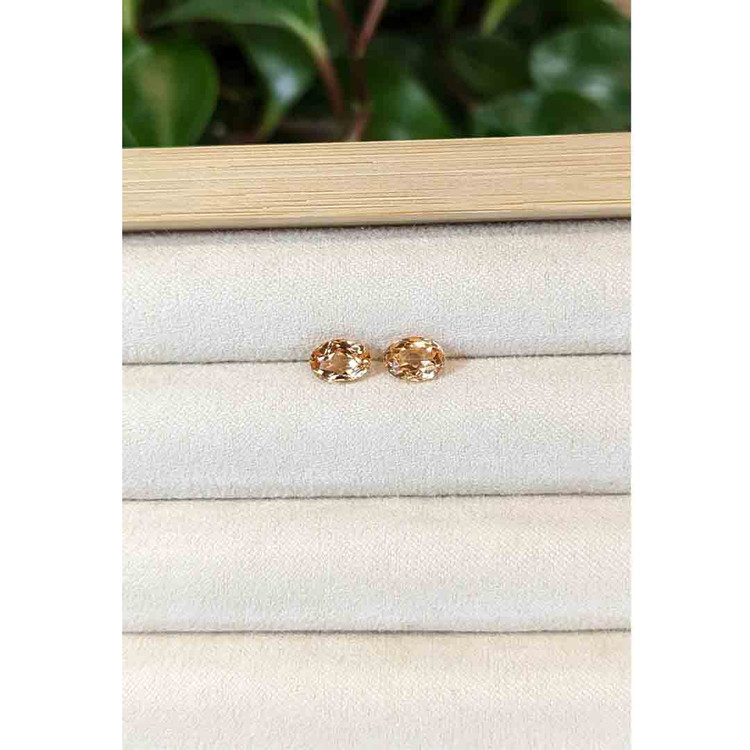 2.11 Ct.Tw. Precious Topaz Pair from Brazil