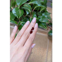 4.17&nbsp;Ct.Tw.Total Carat Weight Garnet Pair from Tanzania Life Style