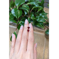 1.85 Ct.Tw.Total Carat Weight Garnet Pair from Tanzania Life Style