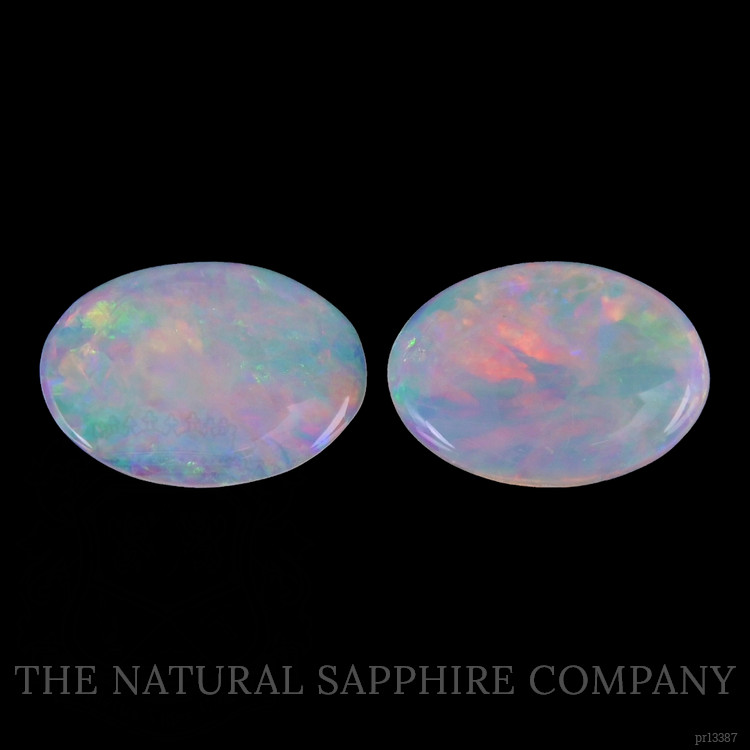 0.59 Ct.Tw. Cabochon Opal Pair from Australia
