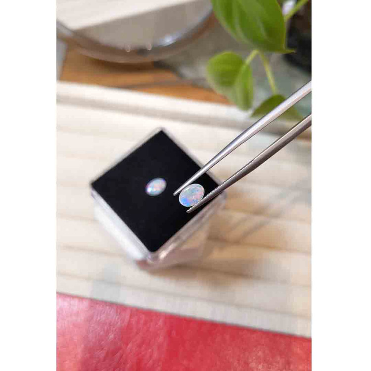 0.59 Ct.Tw. Cabochon Opal Pair from Australia