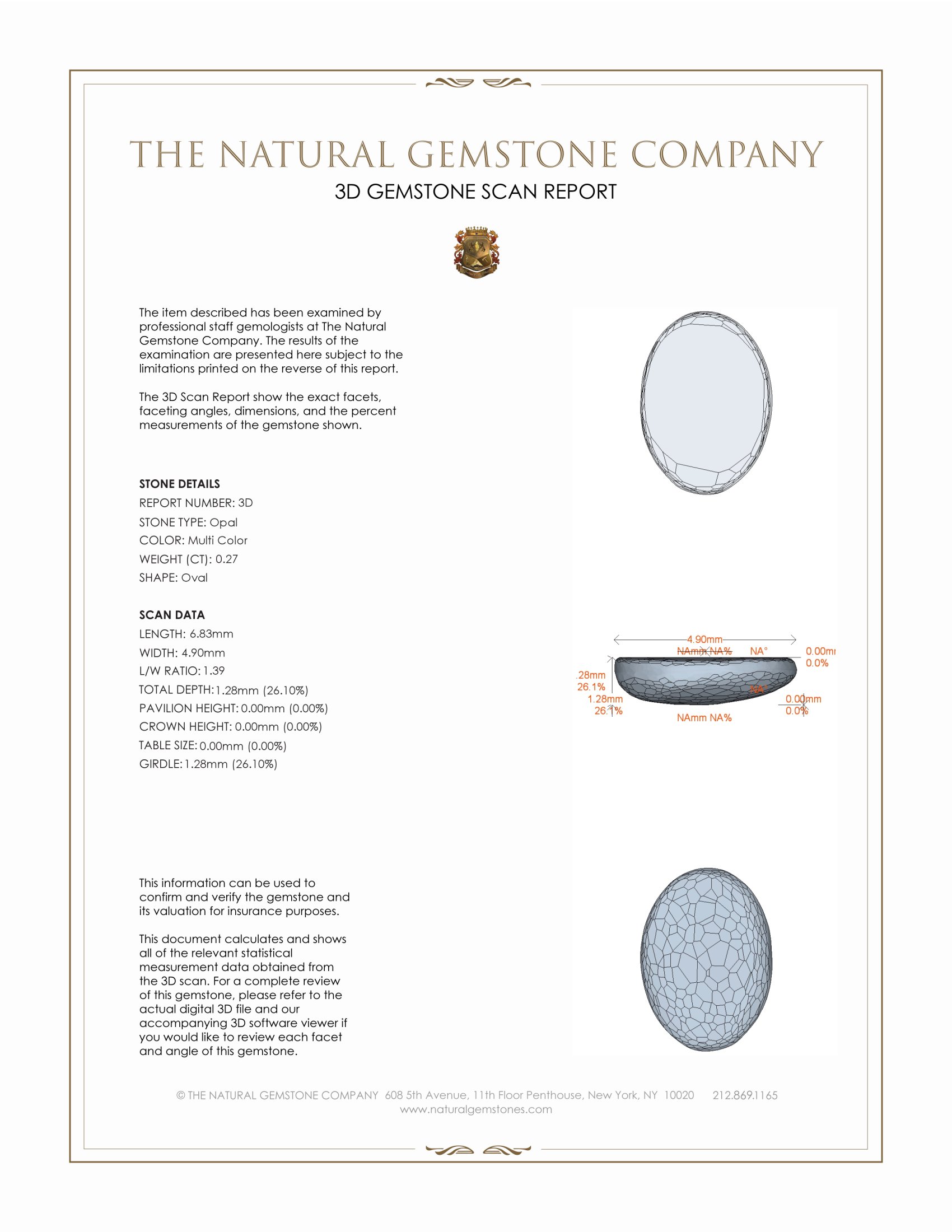 0.59 Ct.Tw. Cabochon Opal Pair from Australia