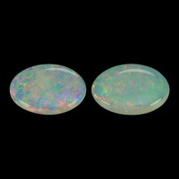 0.89&nbsp;Ct.Tw.Total Carat Weight Cabochon Opal Pair from Australia Video