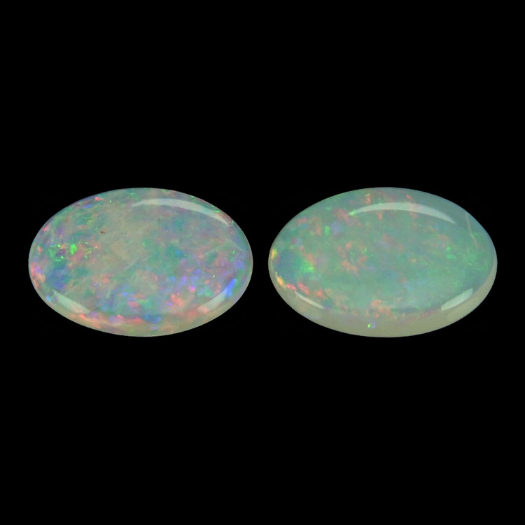 0.89 Ct.Tw. Cabochon Opal Pair from Australia