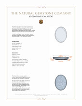 0.89&nbsp;Ct.Tw.Total Carat Weight Cabochon Opal Pair from Australia 3 D Scan Report