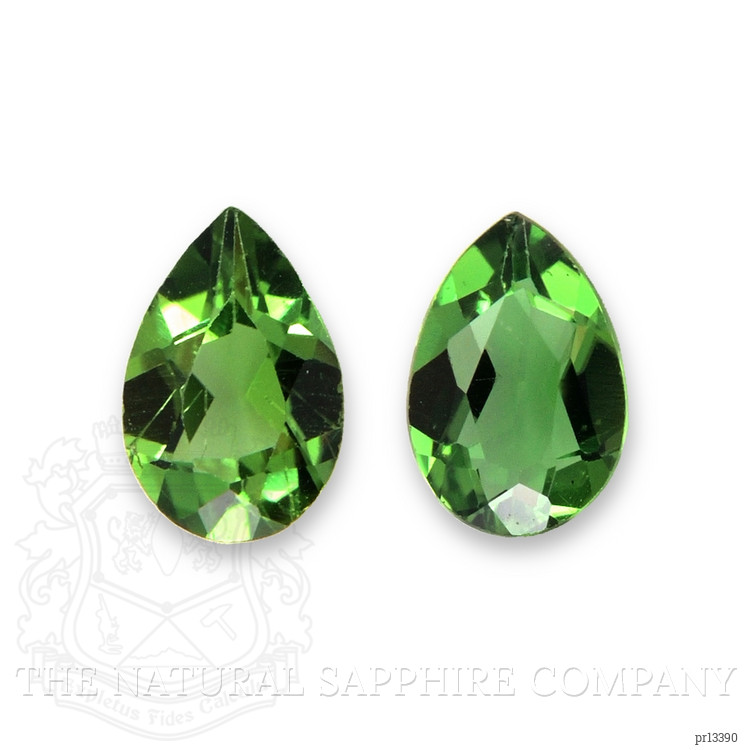 0.63 Ct.Tw. Tsavorite Garnet Pair from Tanzania