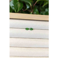 0.63 Ct.Tw.Total Carat Weight Tsavorite Garnet Pair from Tanzania Life Style