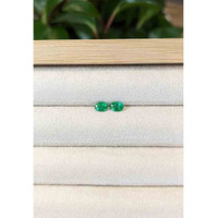 0.62 Ct.Tw.Total Carat Weight Emerald Pair from Zambia Life Style