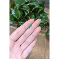 0.62&nbsp;Ct.Tw.Total Carat Weight Emerald Pair from Zambia Life Style