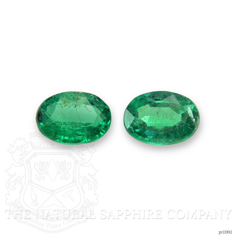 0.51 Ct.Tw. Emerald Pair from Zambia