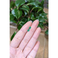 0.51&nbsp;Ct.Tw.Total Carat Weight Emerald Pair from Zambia Life Style
