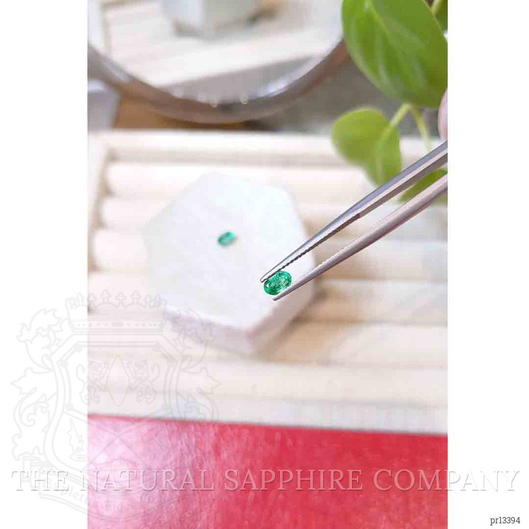 0.60 Ct.Tw. Emerald Pair from Zambia