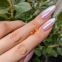 1.28&nbsp;Ct.Tw.Total Carat Weight Spessartite Garnet Pair from Ceylon (Sri Lanka) Life Style