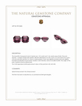2.89 Ct.Tw.Total Carat Weight Pink Spinel Pair from Burma (Myanmar) Appraisal