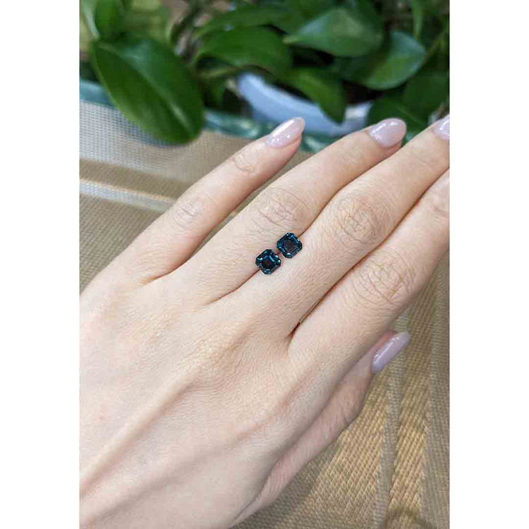 1.92 Ct.Tw. Cobalt Spinel Pair from Tanzania